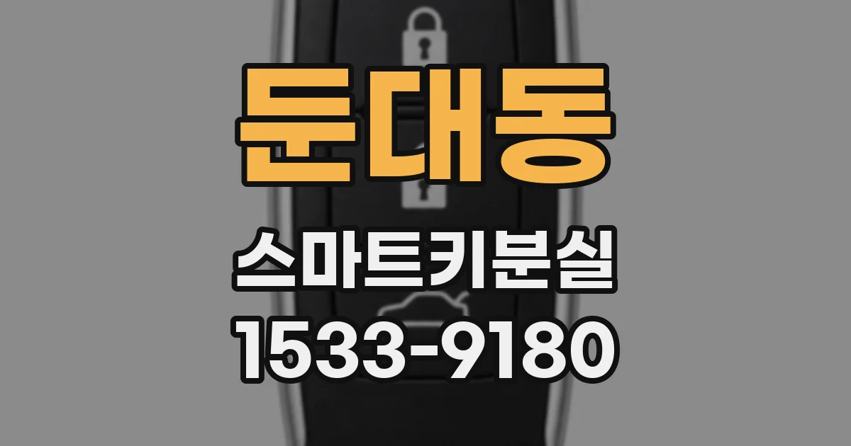 둔대동 스마트키분실