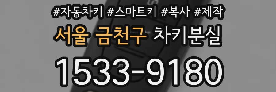 서울 금천구 차키분실