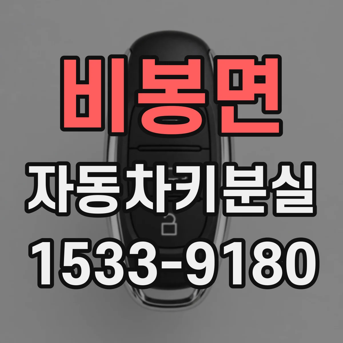 비봉면 자동차키분실