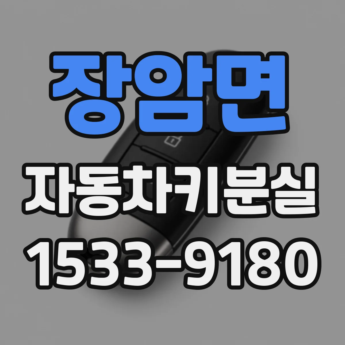 장암면 자동차키분실