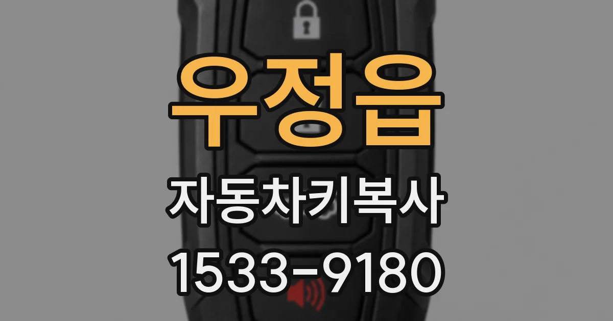 우정읍 자동차키복사