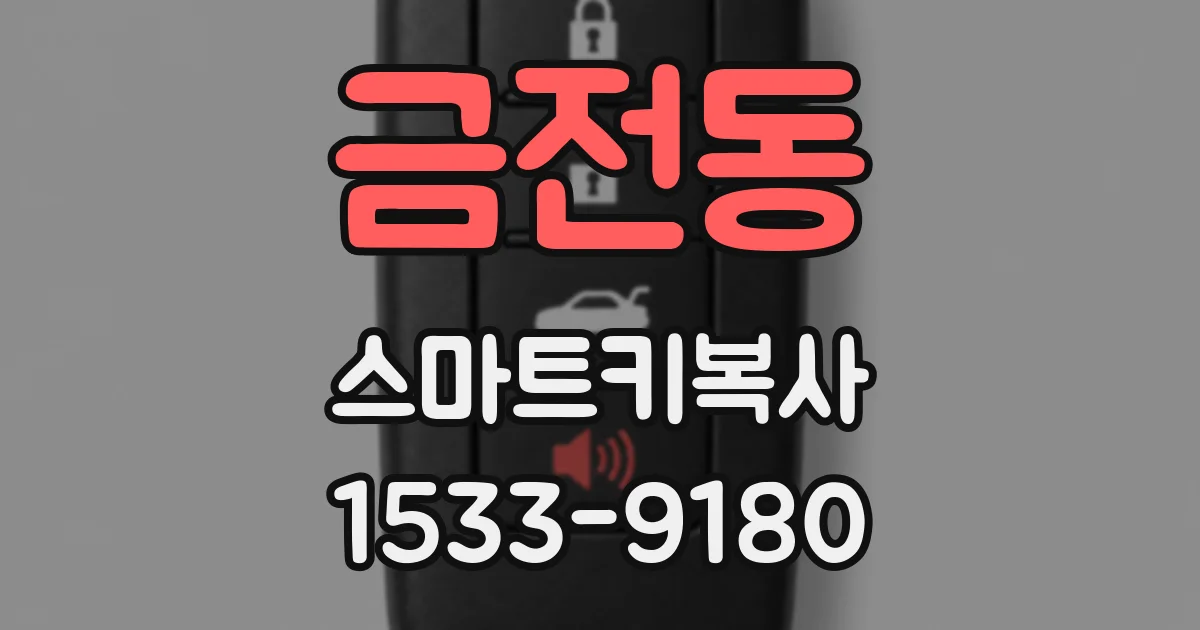 금전동 스마트키복사