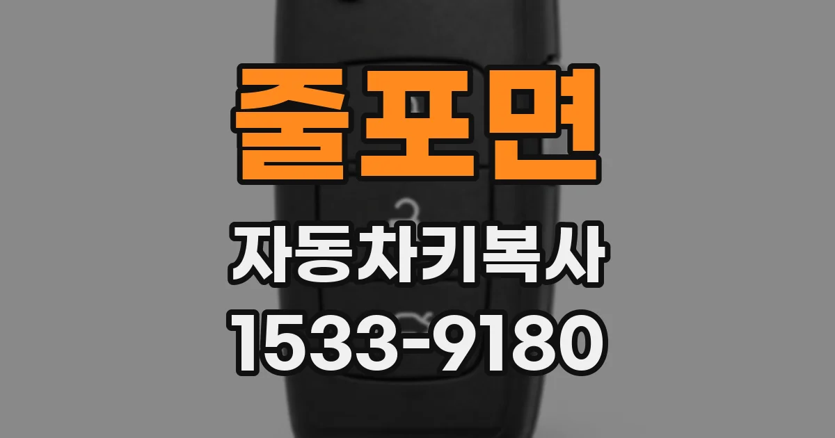 줄포면 자동차키복사