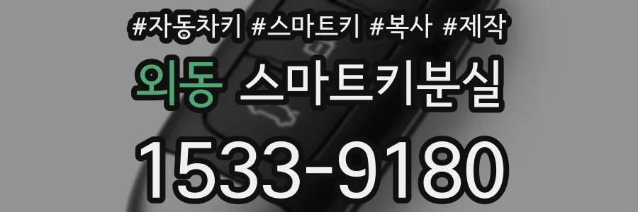 외동 스마트키분실