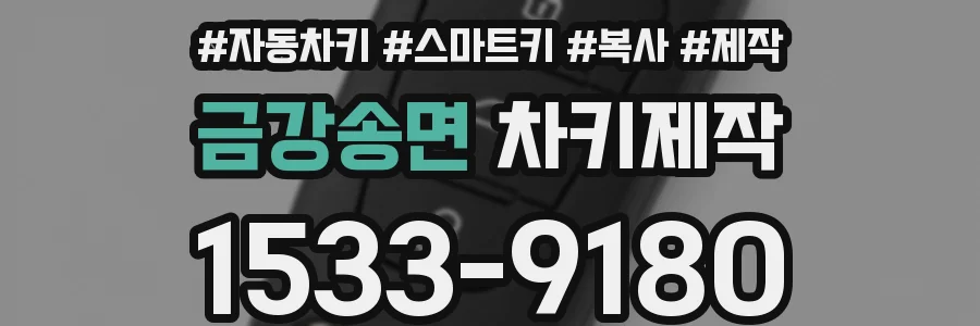 금강송면 차키제작