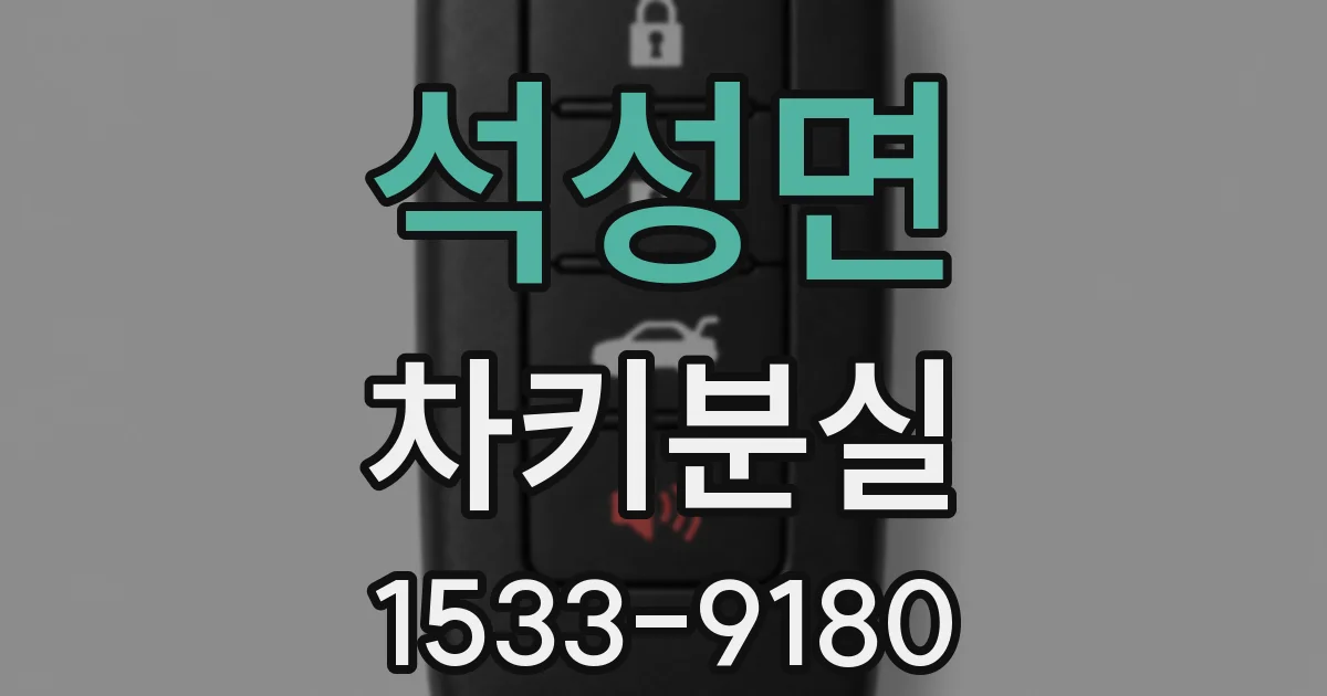 석성면 차키분실