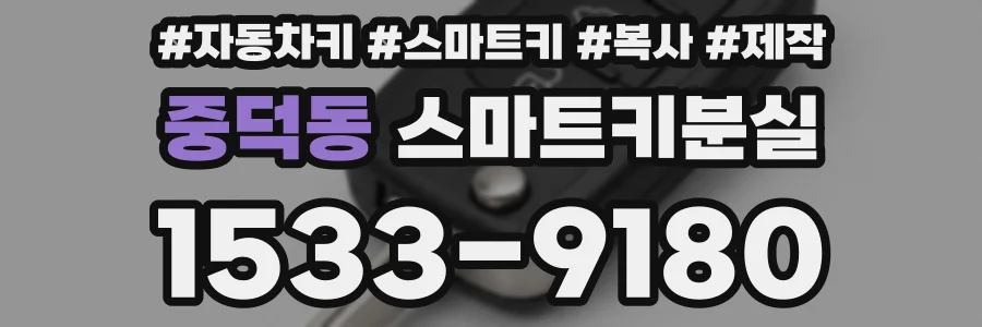 중덕동 스마트키분실