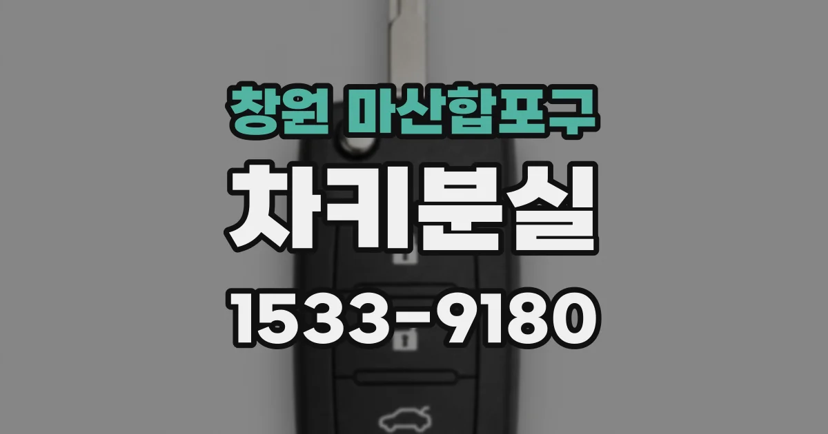 창원 마산합포구 차키분실