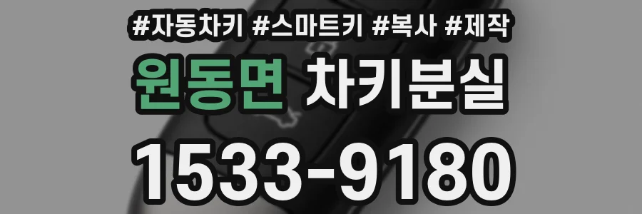 원동면 차키분실