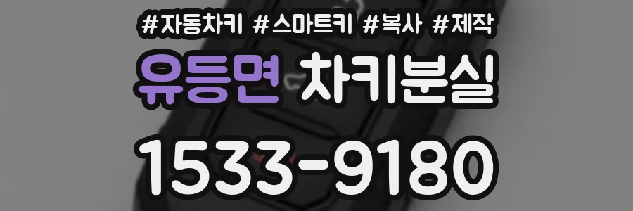 유등면 차키분실
