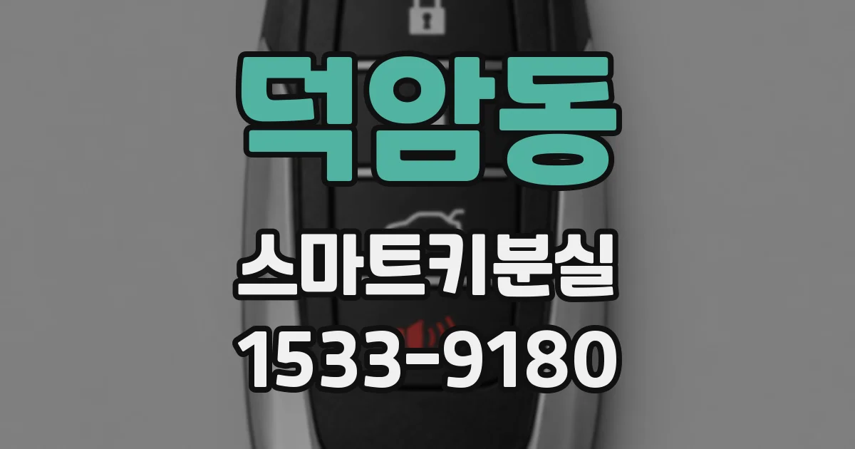 덕암동 스마트키분실