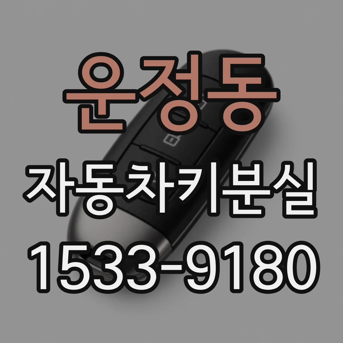 운정동 자동차키분실
