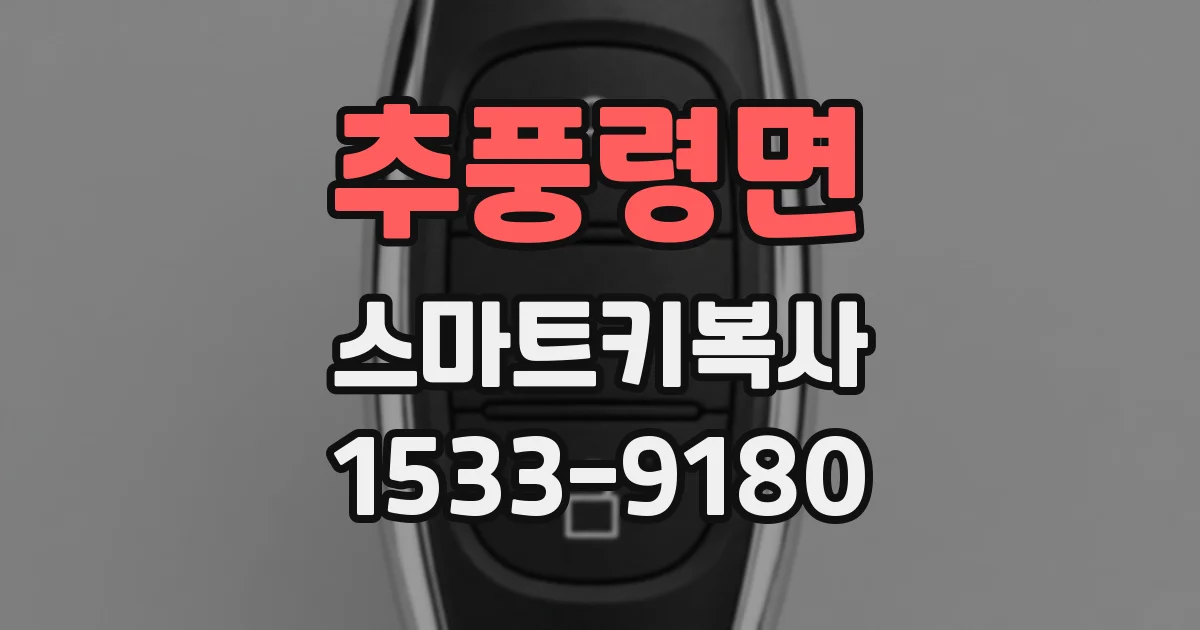 추풍령면 스마트키복사