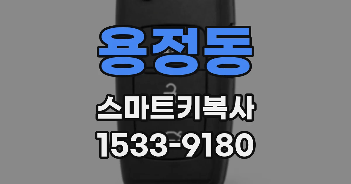 용정동 스마트키복사