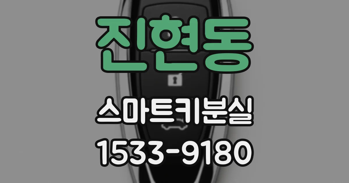 진현동 스마트키분실