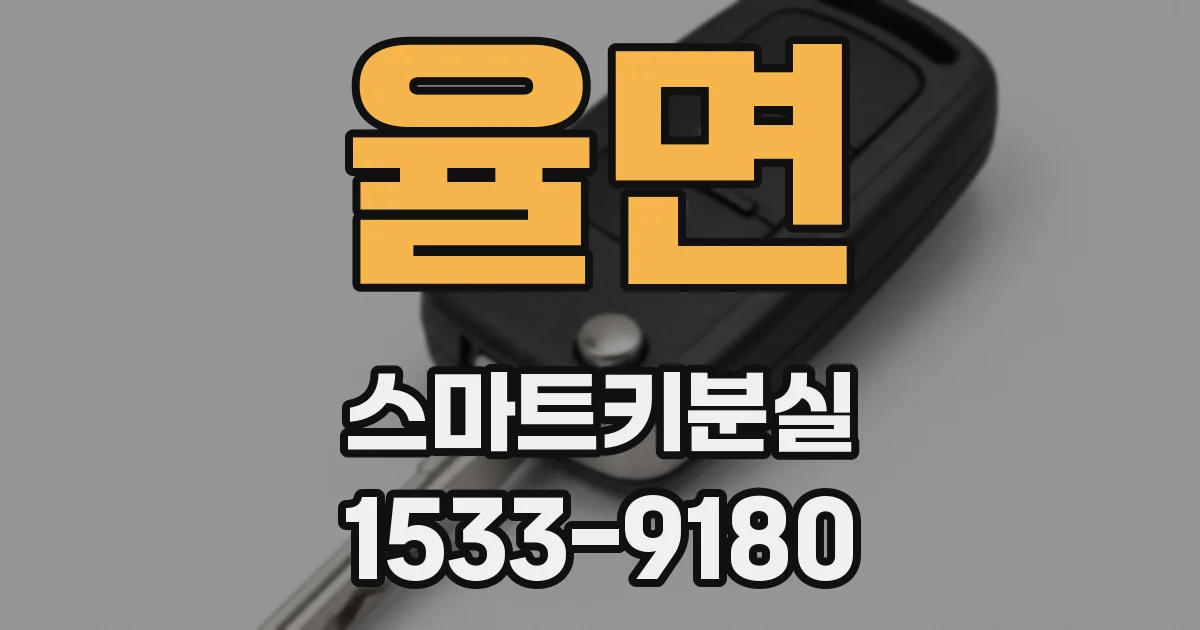 율면 스마트키분실