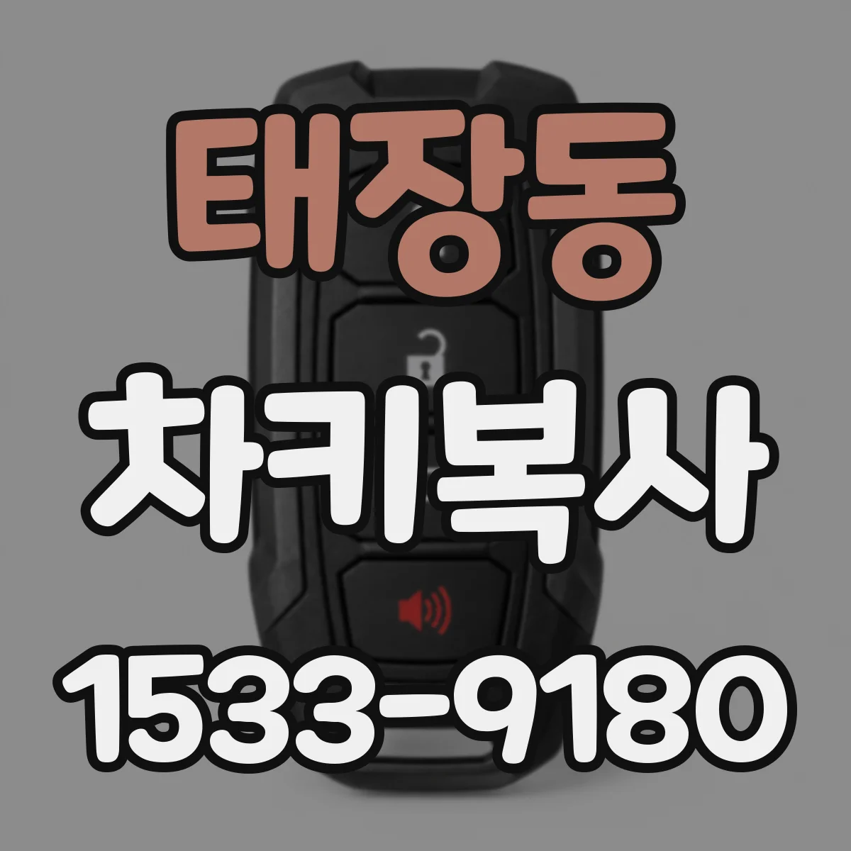 태장동 차키복사