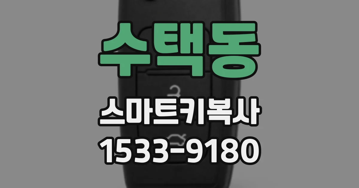 수택동 스마트키복사