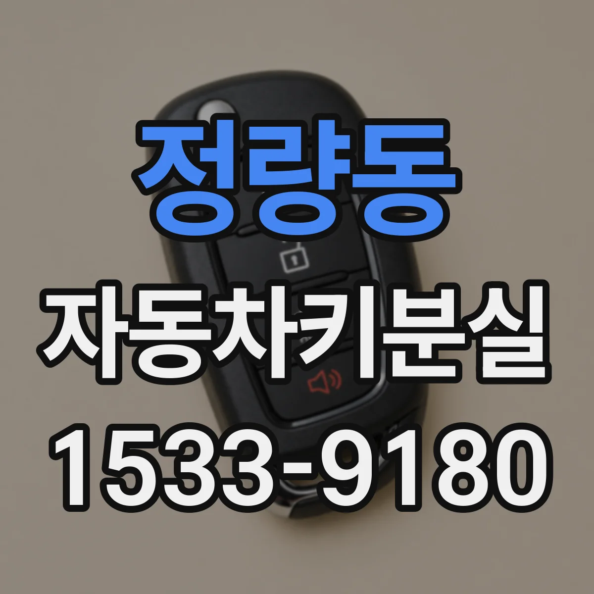 정량동 자동차키분실