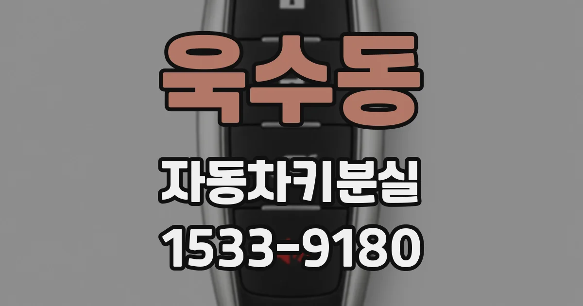 욱수동 자동차키분실