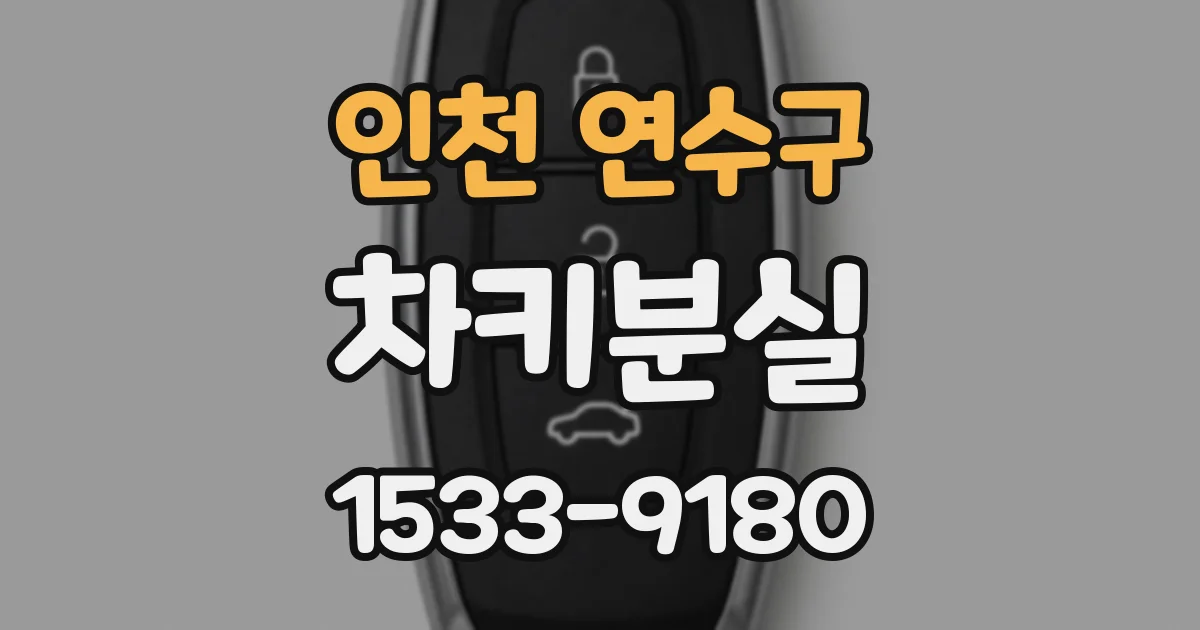 인천 연수구 차키분실