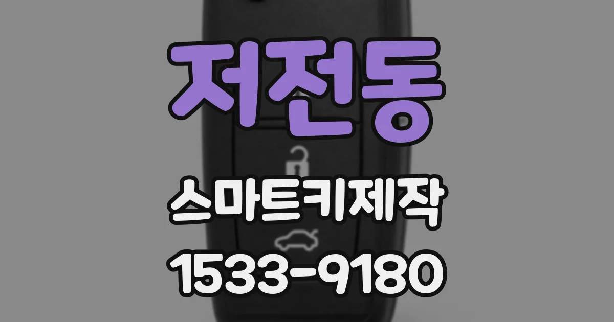 저전동 스마트키제작