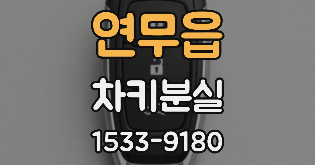 연무읍 차키분실