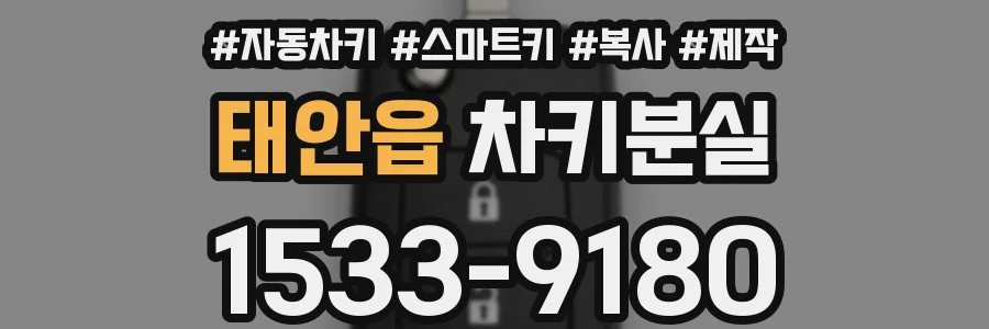 태안읍 차키분실