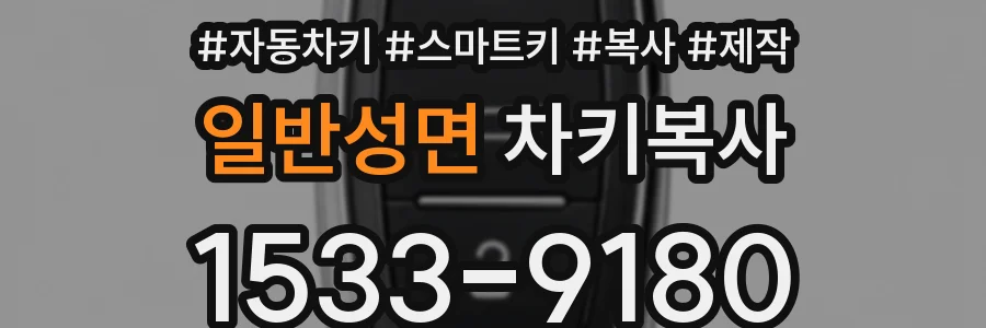 일반성면 차키복사