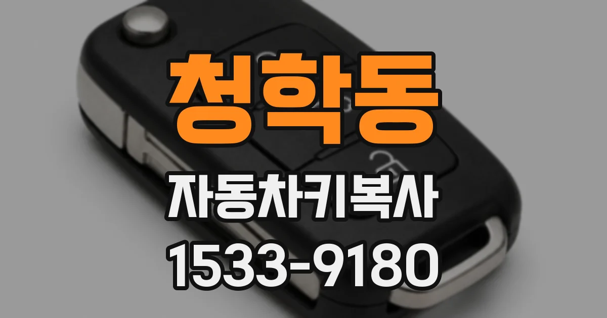 청학동 자동차키복사
