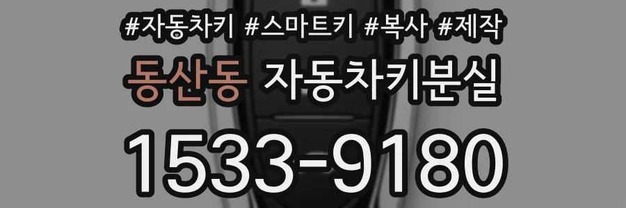 동산동 자동차키분실