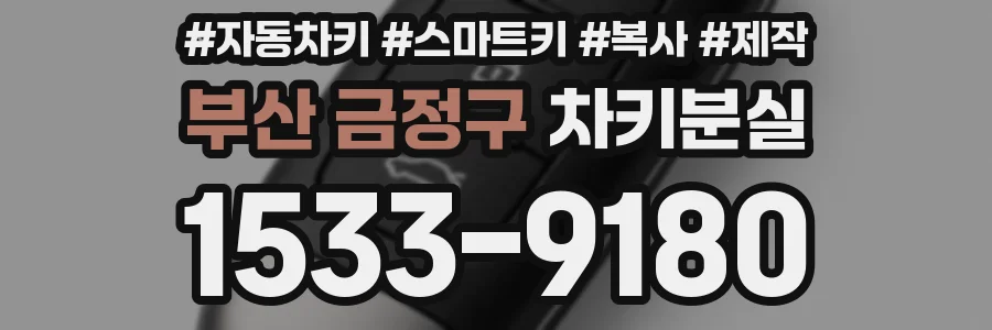 부산 금정구 차키분실