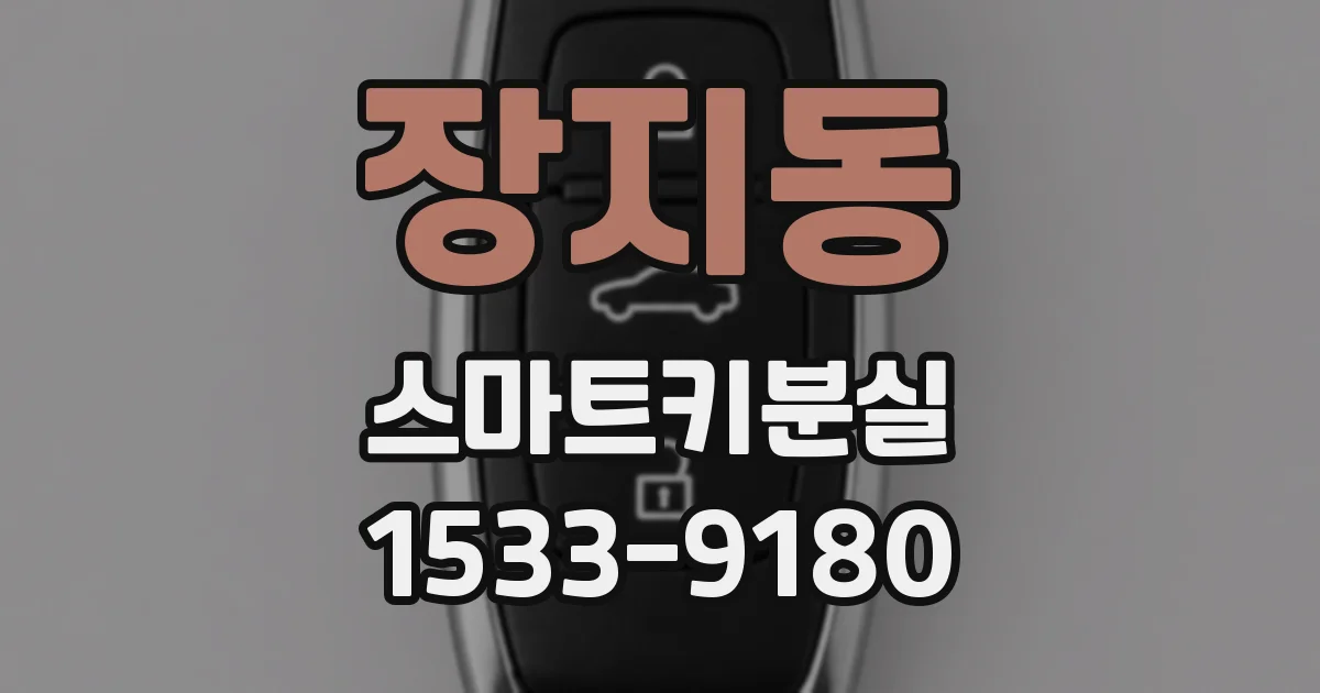 장지동 스마트키분실
