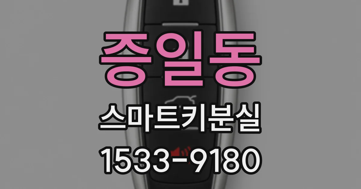 증일동 스마트키분실
