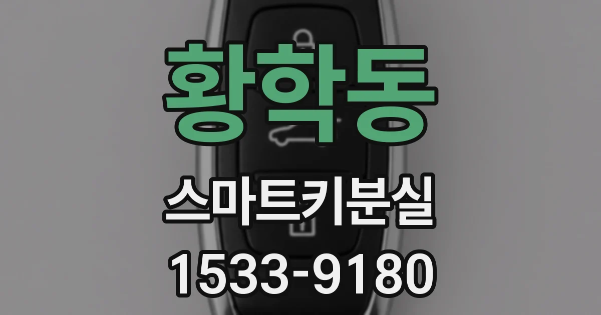 황학동 스마트키분실