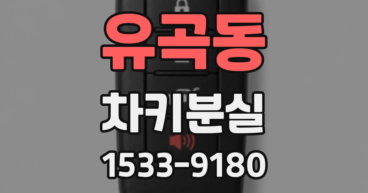 유곡동 차키분실
