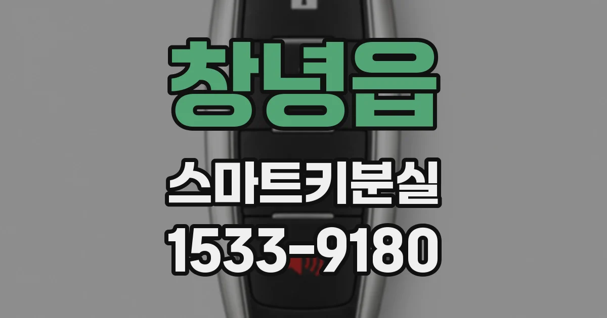 창녕읍 스마트키분실