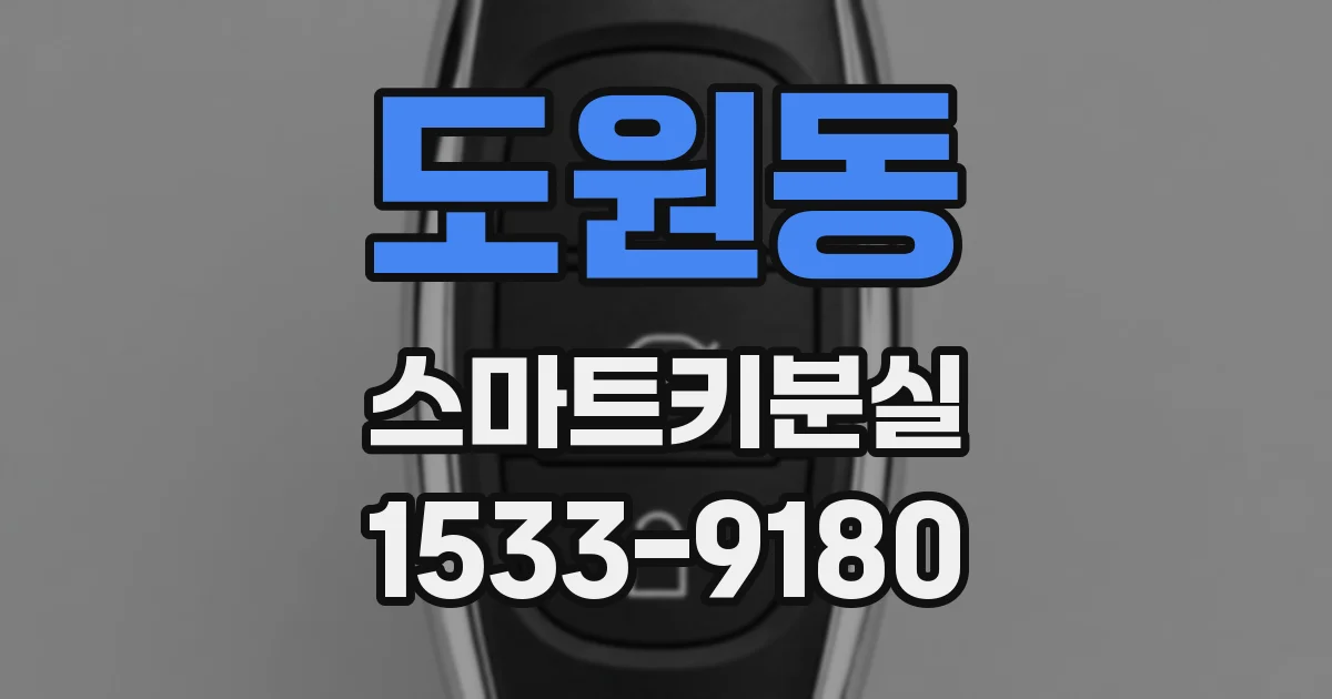 도원동 스마트키분실