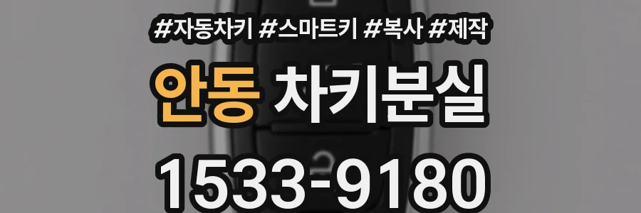 안동 차키분실