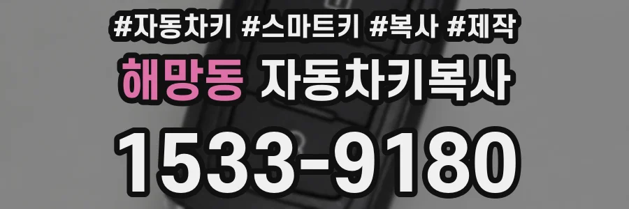 해망동 자동차키복사