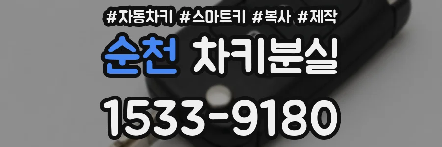 순천 차키분실
