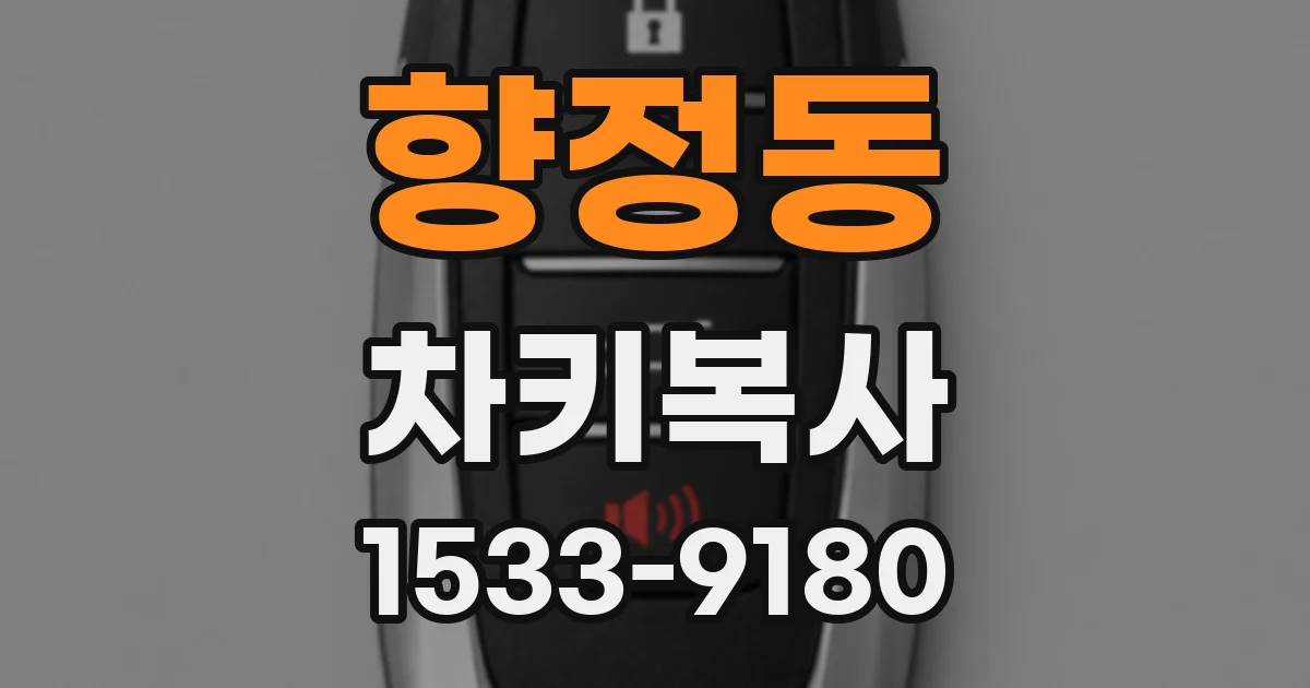 향정동 차키복사