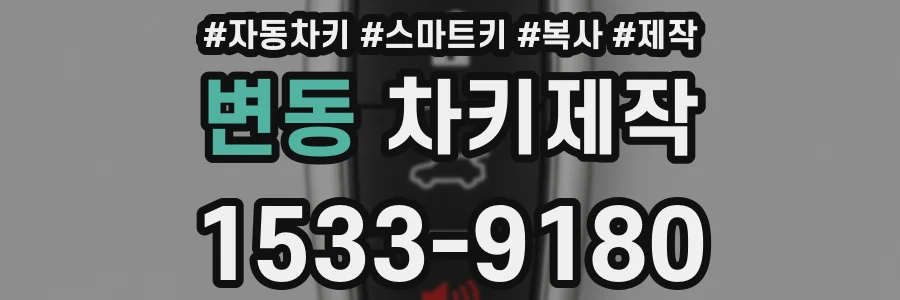 변동 차키제작