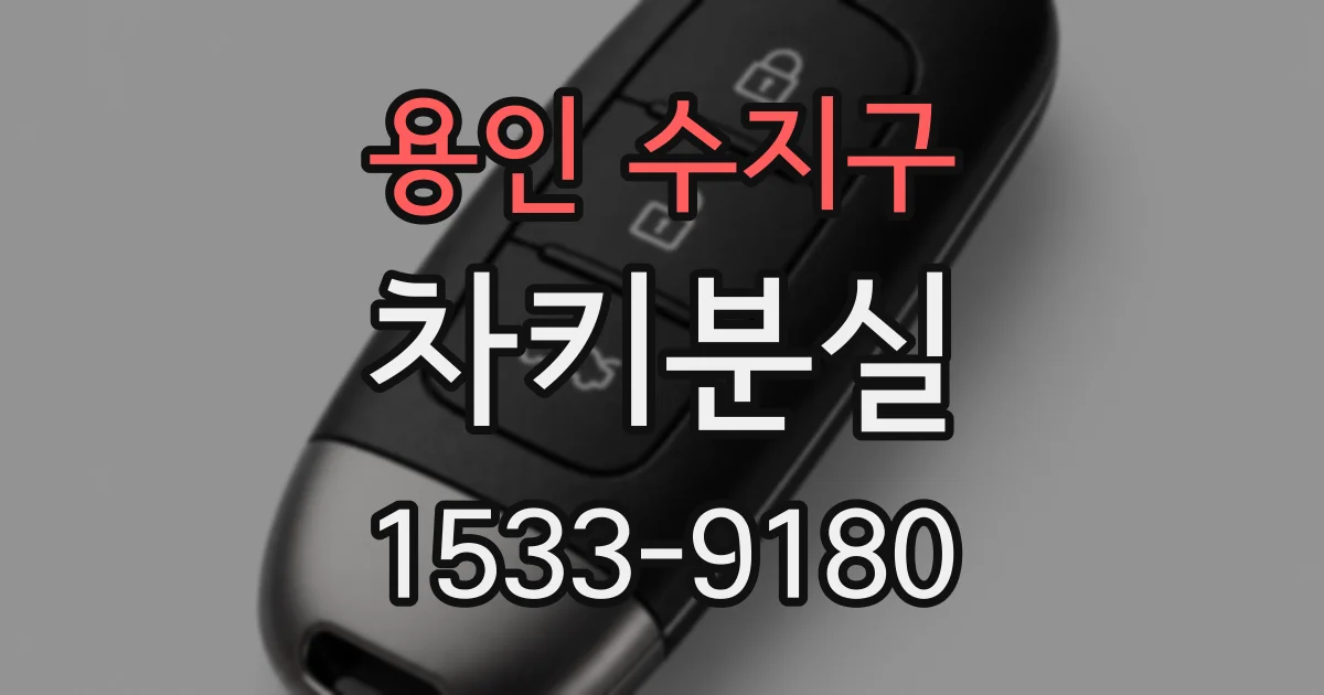 용인 수지구 차키분실