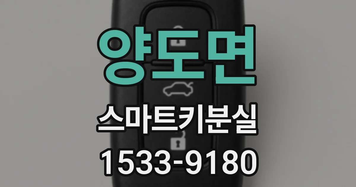 양도면 스마트키분실