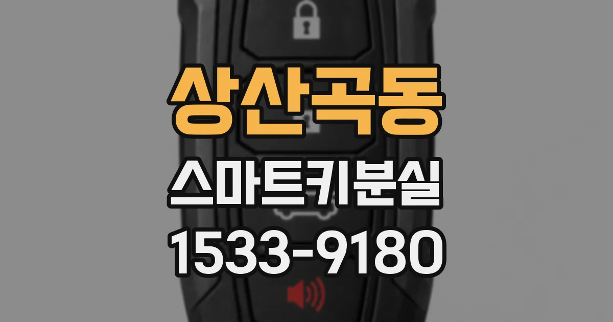 상산곡동 스마트키분실