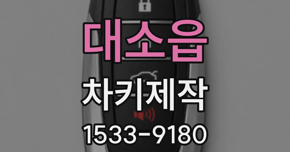 대소읍 차키제작