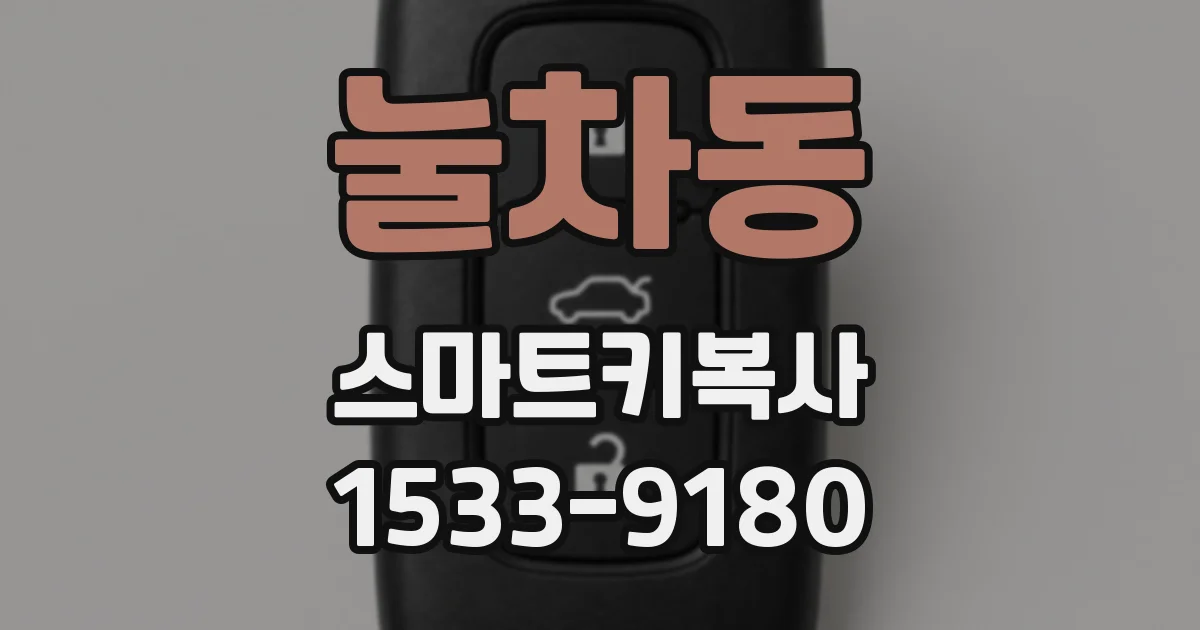 눌차동 스마트키복사