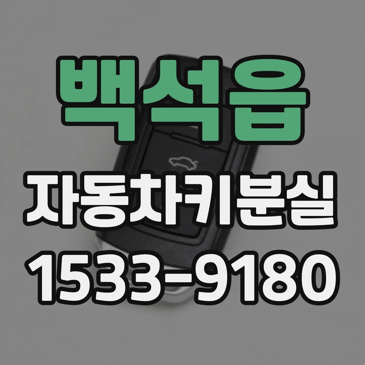 백석읍 자동차키분실