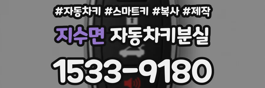 지수면 자동차키분실